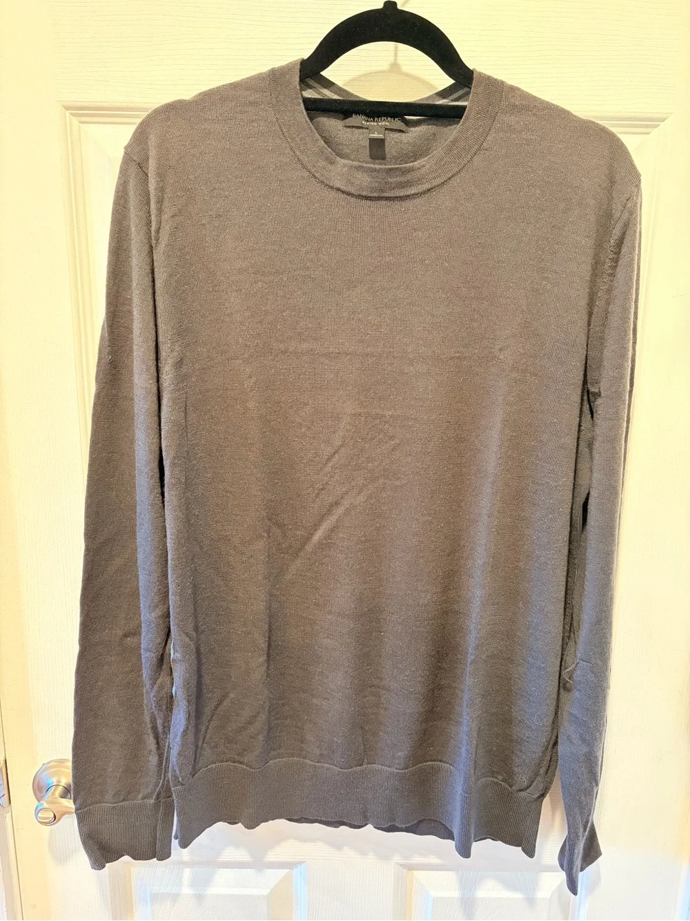 Banana Republic Men's Merino Wool Crewneck Sweater